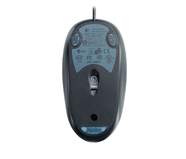 Logitech U96 Optical Wheel Mouse czarna - 12759 - zdjęcie 9